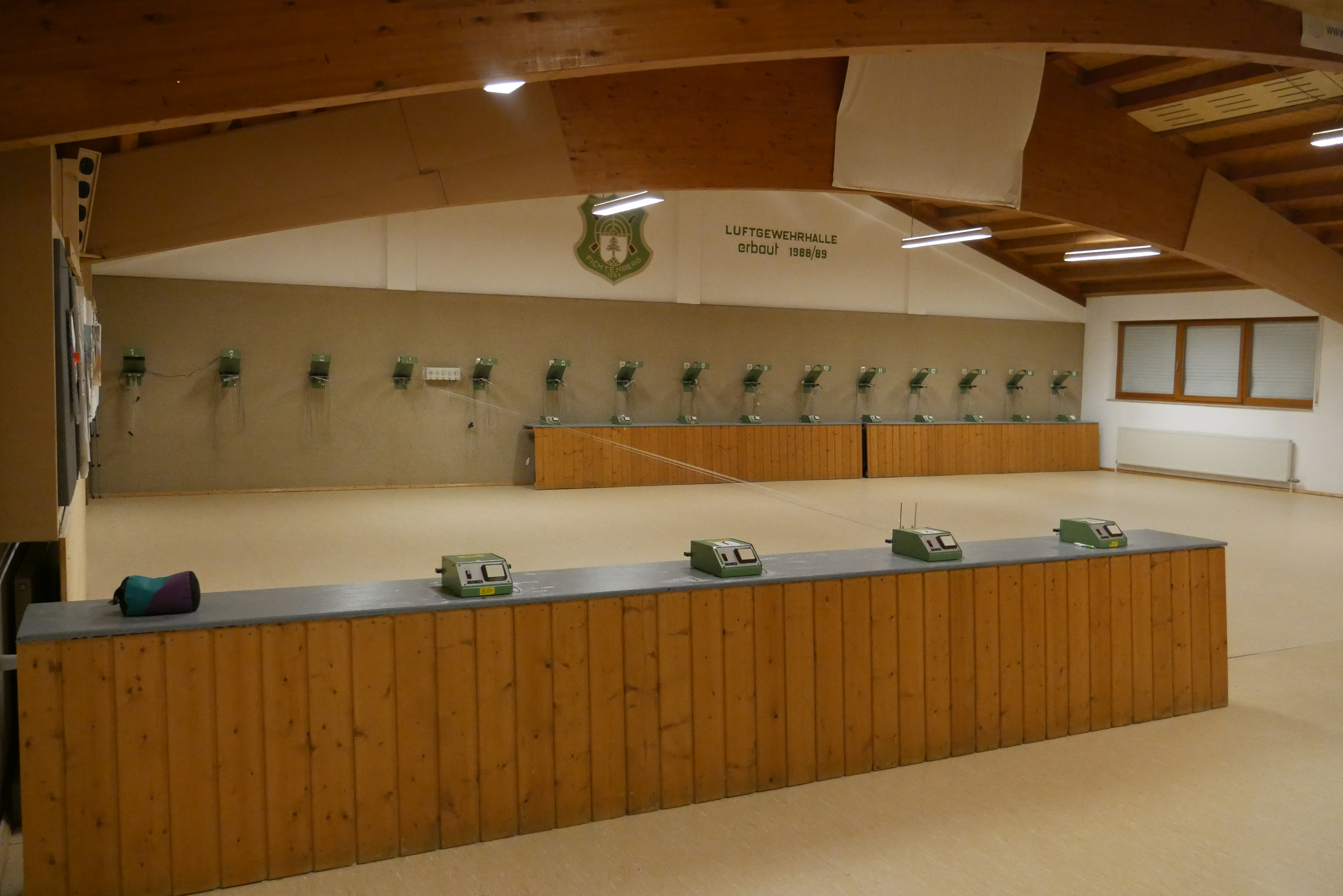 Blick in die Luftgewehrhalle